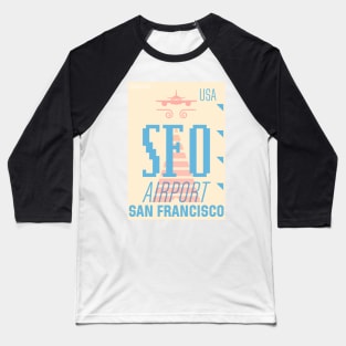 San Francisco airport SFO Baseball T-Shirt